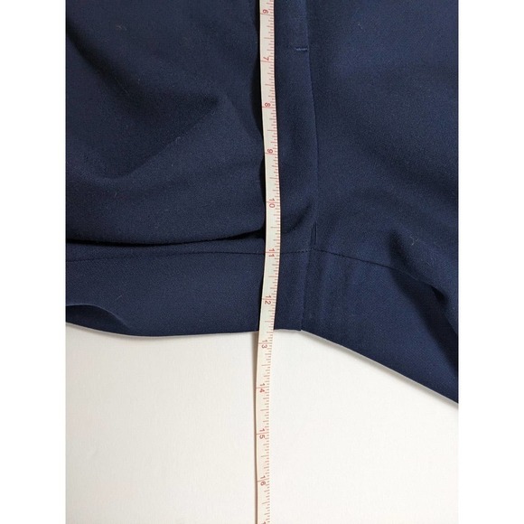 J Crew Cameron Dress Pants Navy Blue 10 Skinny Leg Slacks Trousers Pockets - Picture 5 of 6